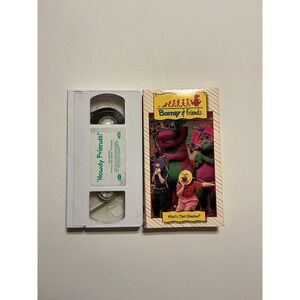 VTG Rare Barney Friends What's That Shadow VHS Tape Video Cassette No Mold